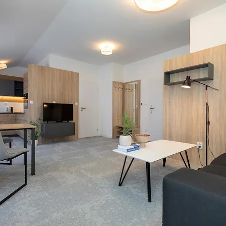 Apartment Alure Residences 11 - 24h Self Check-in & Private Parking Next To The Building Included, Center Right On Snp Square In A Quiet Passage, New Building, In Town *