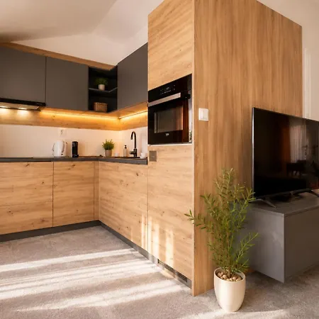 Alure Residences 11 - 24h Self Check-in & Private Parking Next To The Building Included, Center Right On Snp Square In A Quiet Passage, New Building, In Town